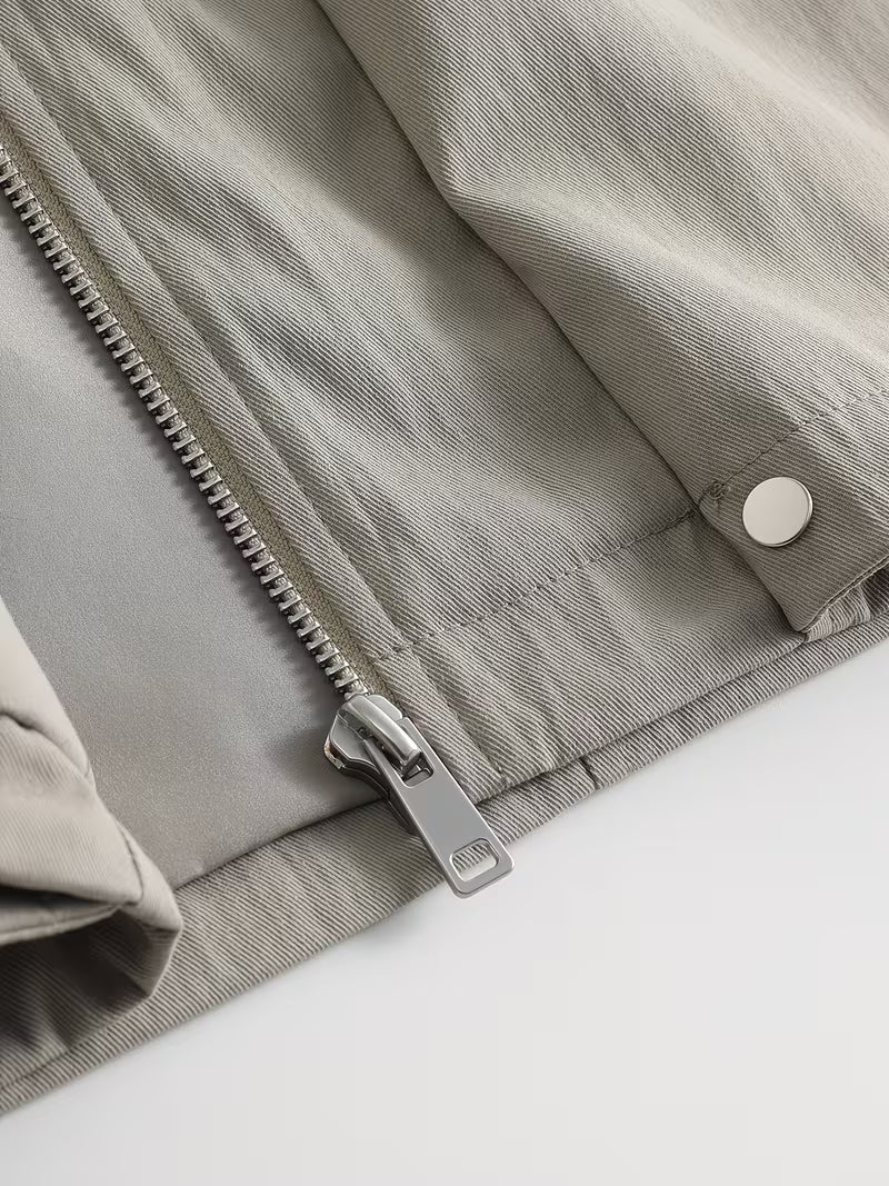 Women's Spring/Summer New Style Trench Coat 2-in-1 Look Loose Jacket Elegant Temperament Spring/Summer New Women's Raglan Sleeve Loose Casual Short Coat