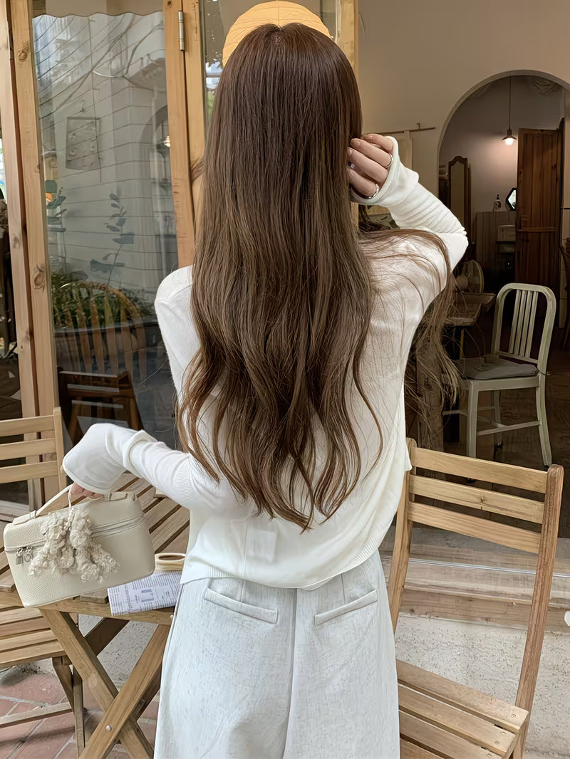 New Solid Color Cardigan Women'S Thin Sunscreen Outerwear Long Sleeve Top