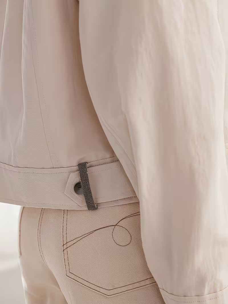 Womens Clothing Ladies Linen Jakets Spring Autumn Short Coats