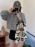Women'S Long Sleeve Short Hooded Zippered Jacket | Casual Non-Stretch Solid Color Jacket