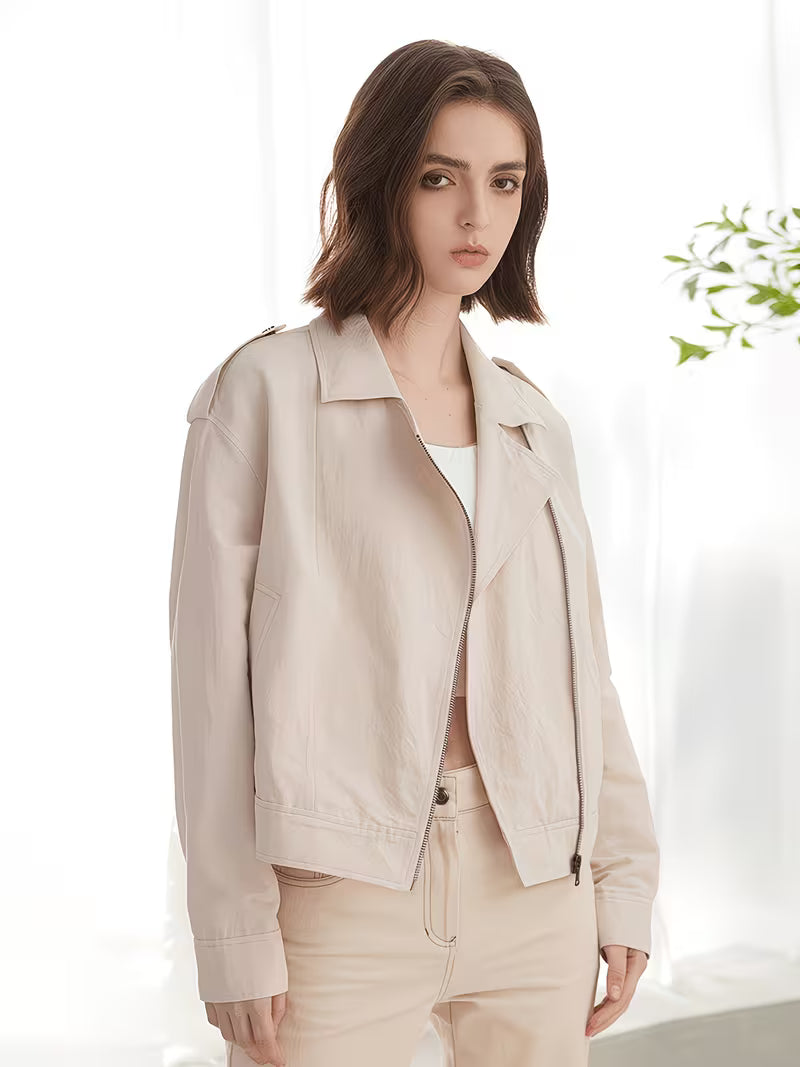 Womens Clothing Ladies Linen Jakets Spring Autumn Short Coats